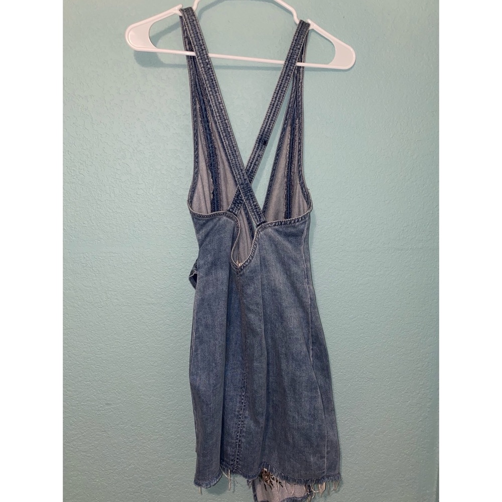 H&M Coachella Denim Wrap Dress - Picture 7 of 8